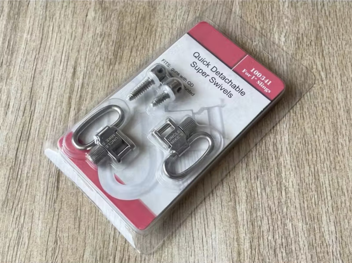 Sling Swivels adapter gantungan tali model uncle mike Adapter tali senapan pcp uklik swivel tali thumbnail 2