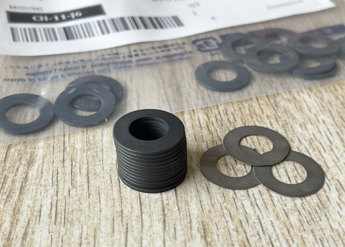 Disk spring regulator paintball Disk spring Misumi Stainless Disc Spring Misumi Hitam  Disc Spring regulator pcp bocap predator tactical thumbnail 2