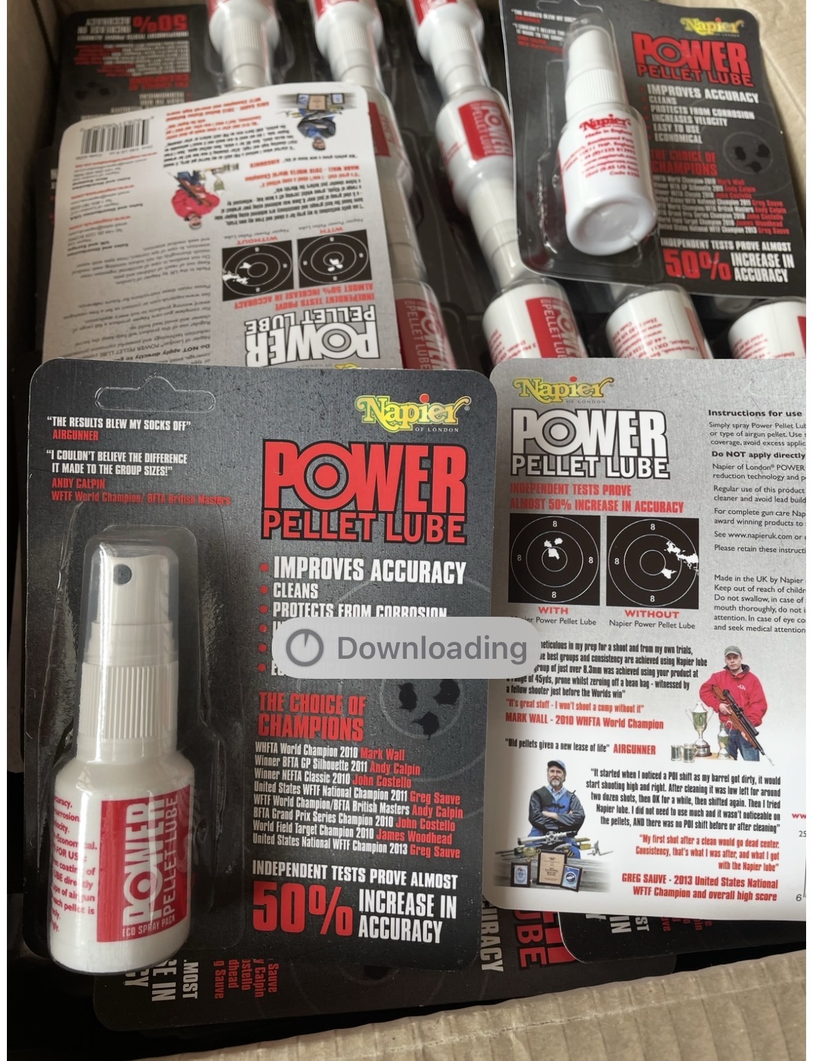 Napier POWER Pellet Lube Spray 25ml Made In London UK Pelumas Mimis Semprotan mimis thumbnail 4