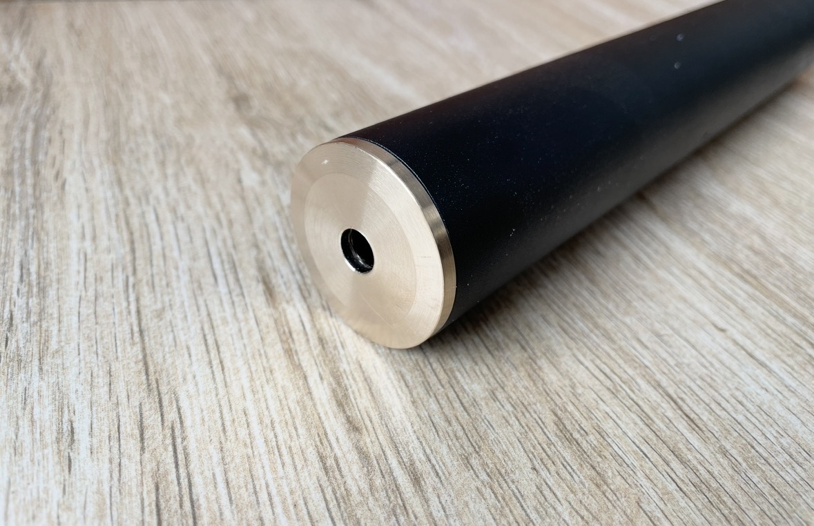 Peredam PCP Senyap OD38 Pendek Silencer pcp Senyap Pererdam drat Kuningan OD38 Panjang 16cm thumbnail 4